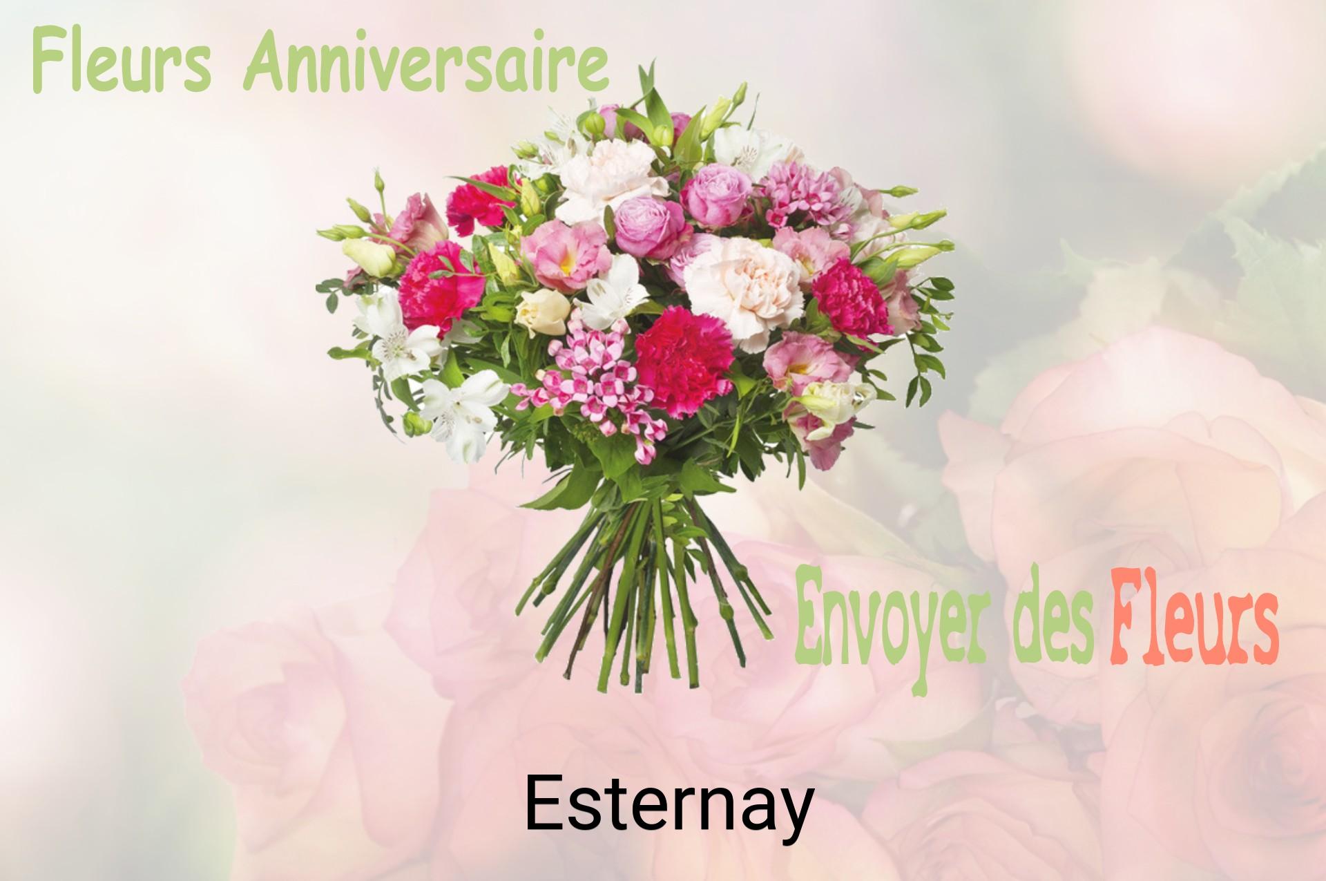Bouquet de fleurs d’anniversaire livré à Esternay